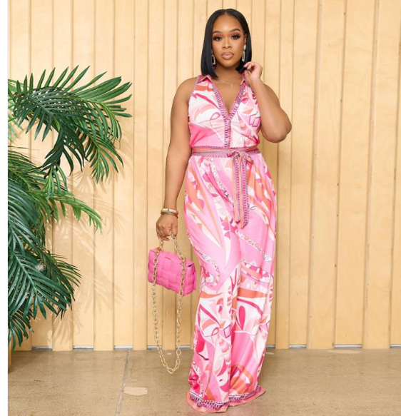 Blush Mirage Jumpsuit