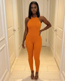 Golden Hour Halter Jumpsuit